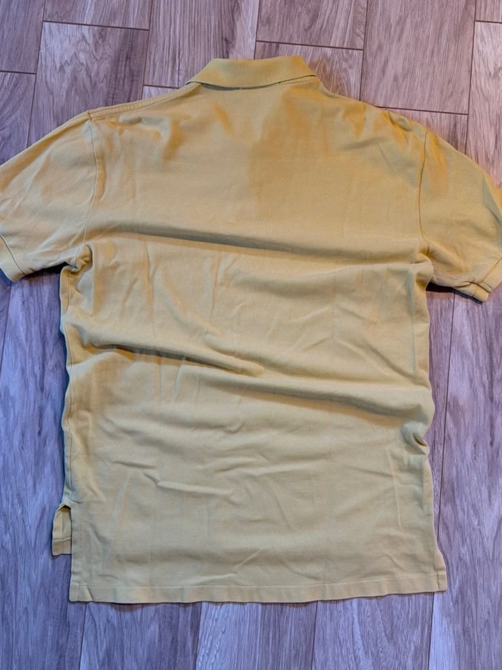 Yellow Ralph Lauren classic polo